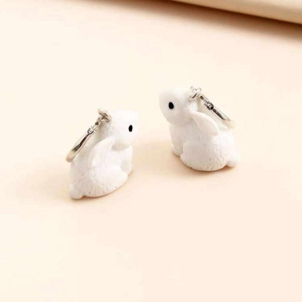 Cute Rabbit Earrings - Picture 2 of 4